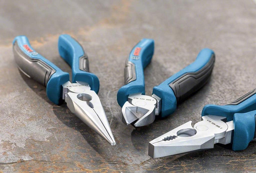 Bosch Professional Radio Nippers Set of 3 1600A016BG (Bosch) Pliers, Pliers,