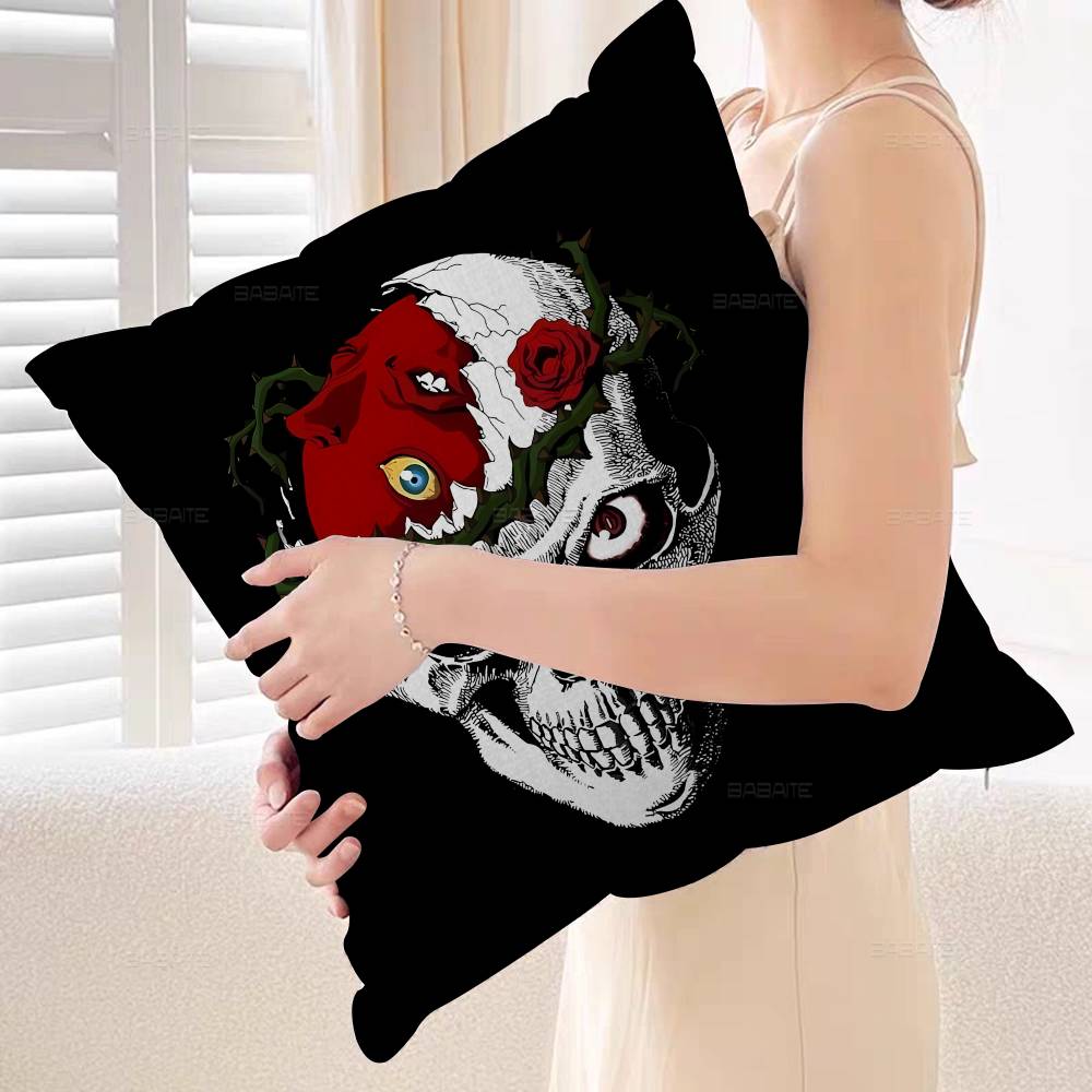 Anime Berserk Cushion Cover Car Throw Pillow Case For Sofa Car Christmas Gift xcm xcm