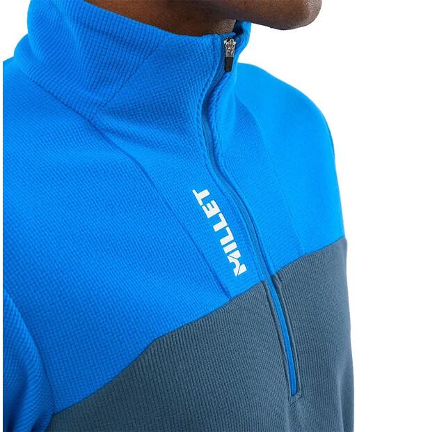 Millet Fleece Jacket with Half-zip Ubic Lightgrid