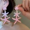 Temperament Bohemian Dangle Earrings Candy Color Ear Pendant  Summer Beach