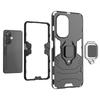 For OPPO K11 5G Back Cover Phone Case Shockproof Armor Anti-Fall Metal Ring Holder Magnetic Protect Funda Coque Cases