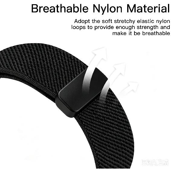 Magnetic Nylon Loop Strap for Google Fitbit Air Smartwatch Accessories Sport Breathable Pulseira Bracelet Correa Fitbit Air Band 3