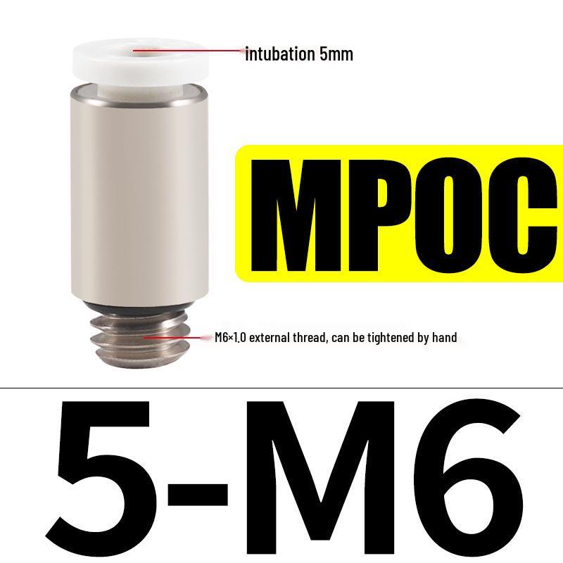 Straight-Through Quick Connector for Air Hose, Pneumatic Miniature 3-4, Air Pump Quick Plug M3/M5/M6/M7/01