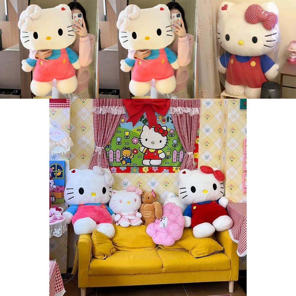 Hello Kitty Cat Plush Pillow Soft Toy Gift For Girls Bed Companion