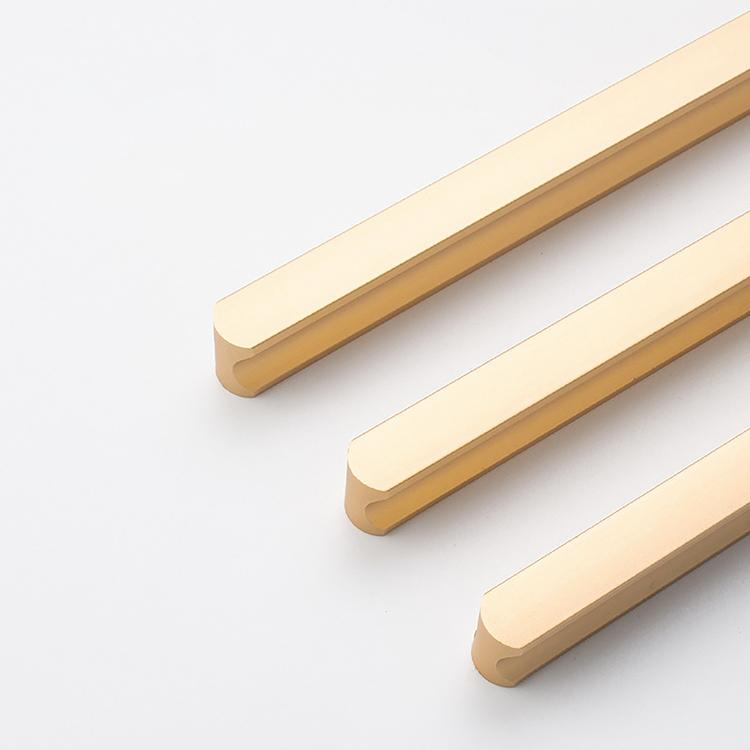 Modern Simplicity Cabinet Handle Luxury Black Glod Hardware Factory Supplies