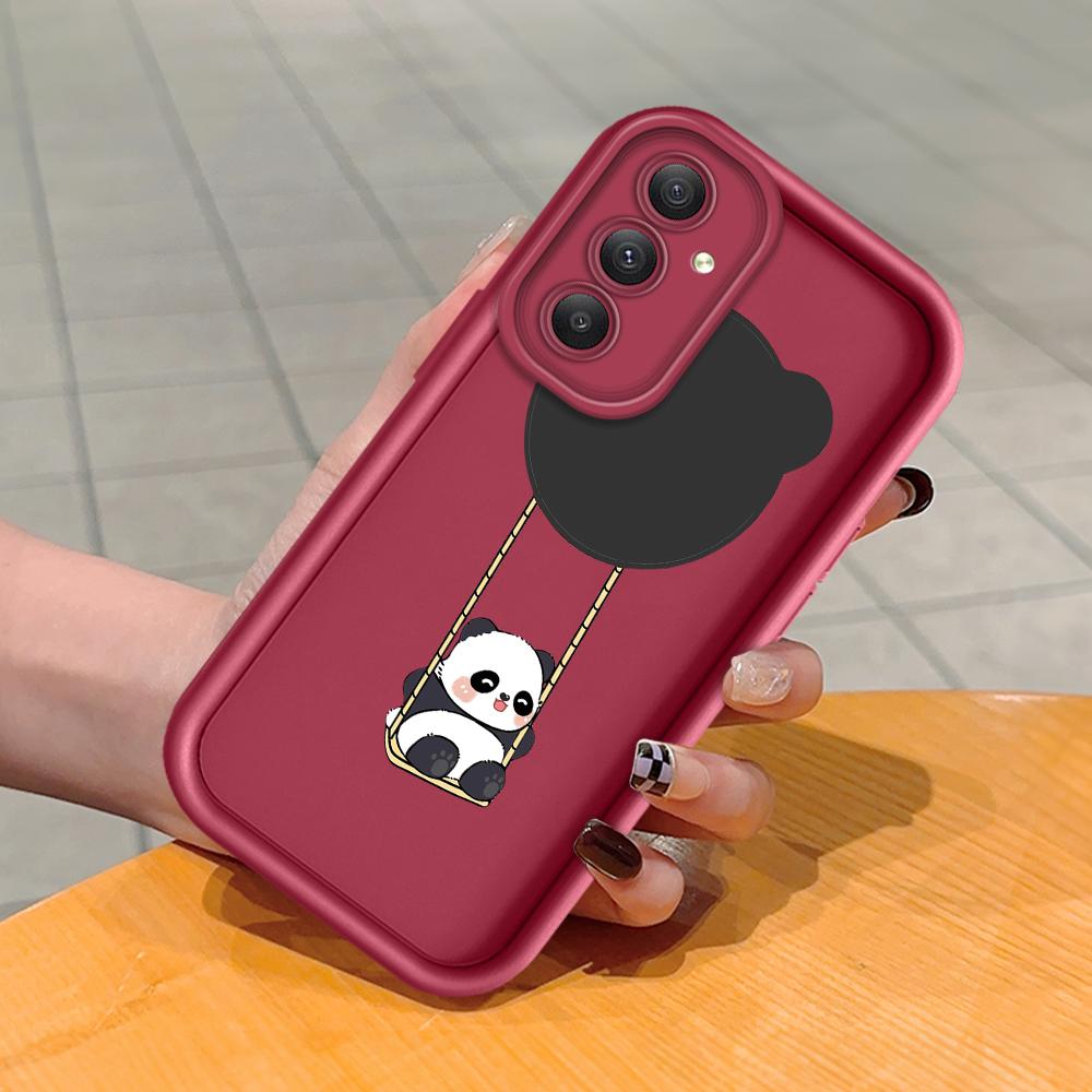 Soft Silicone Square Ladders Cartoon Pattern Full Cover Camera Protection Shockproof Case for Huawei Honor Xiaomi Redmi Samsung