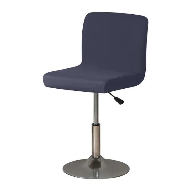 Elastischer, fester, kurzer Rückenbezug, Spandex-Barstuhlbezug, armloser Stuhlsitzbezug, Hotelbankett-Wohnzimmerstuhl-Schonbezüge