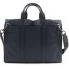 COACH Briefcase Metropolitan Portfolio Navy leather mens 58097 Used