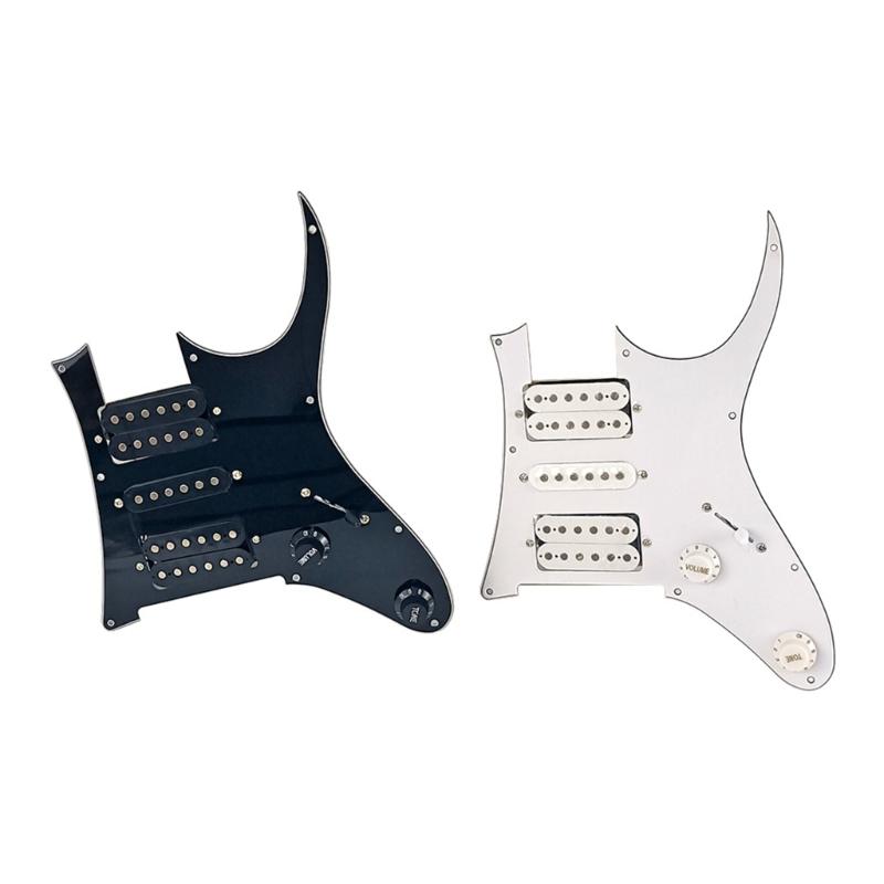 Elektrische Gitarre Board Pickguard Tonabnehmer mit HSH Pickup Bestückt Vorverkabelt für Ersatzteile Gitarrenspiel Zubehör