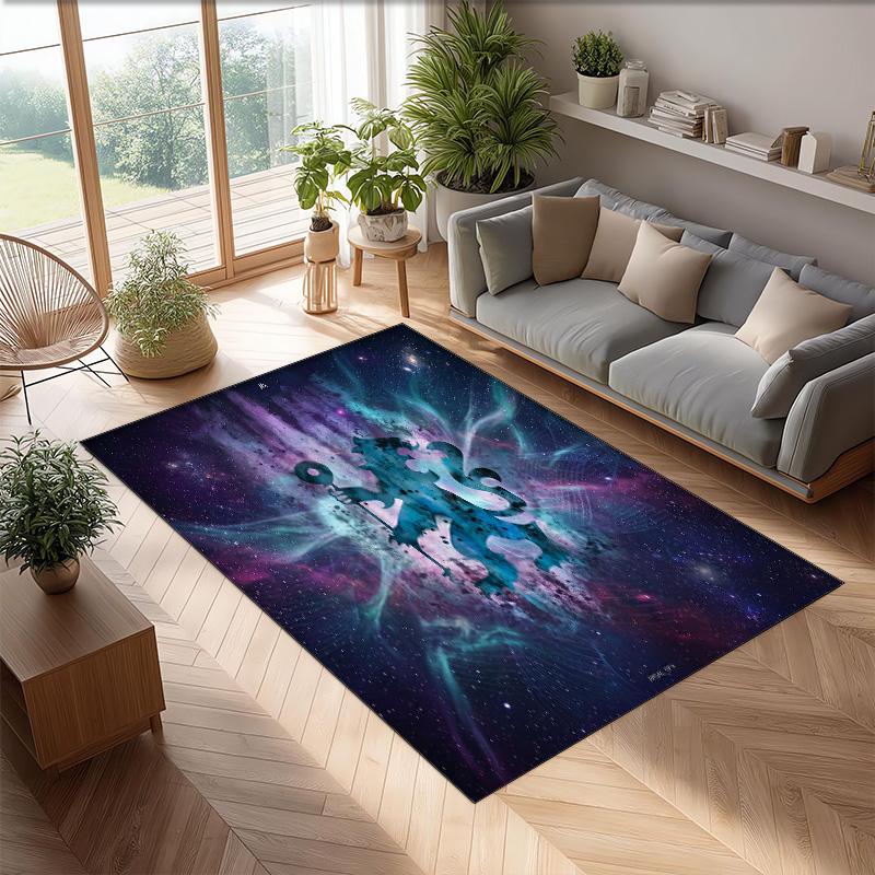 Chelsea FC Printed Flannel Area Rug Non Slip Soft Polyester Floor Carpet Indoor Decor Mat for Bedroom Living Room Sofa Game Room Home Decoration