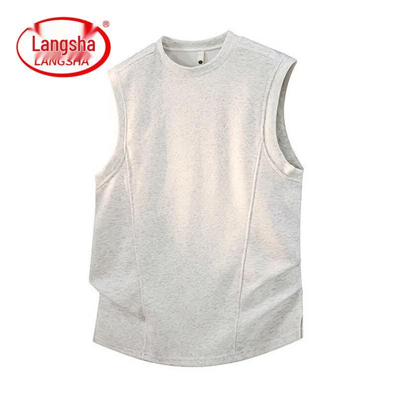 Мужская спортивная свободная майка без рукавов Langsha 4XL