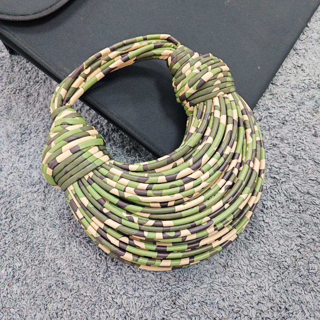 Fashion Handbag Bag Women'S High Sense Niche Design Personalized Noodle Bag Foreign Style Messenger Bag Women'S Tide Weaving