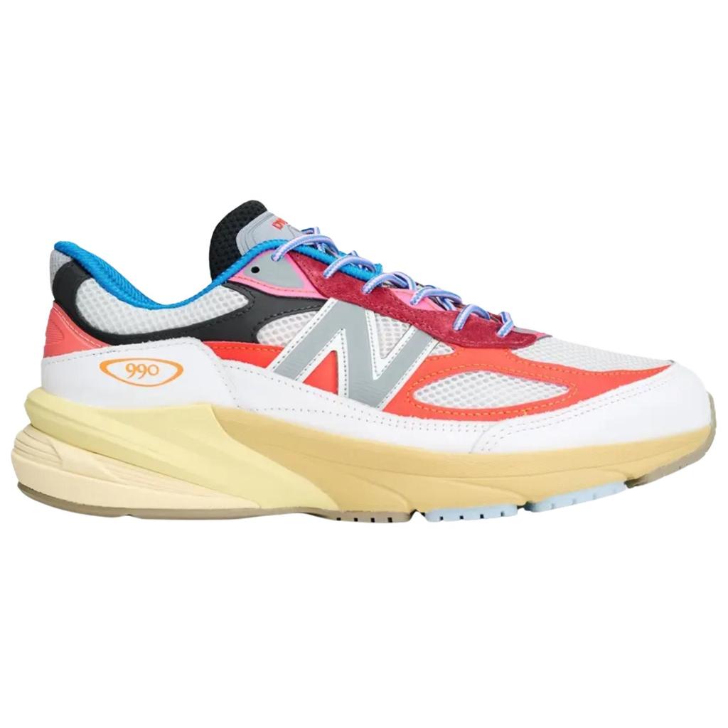 Action Bronson X New Balance 990v6 Made In USA Untitled Unisex Sneakers White Hi-Pink Royal-Blue U990AC6