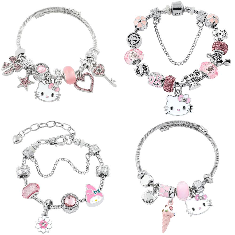 Korean Dongdaemun Y2K Beaded Bracelet - Fresh and Cute Style for Women, Ideal Best Friend Gift
