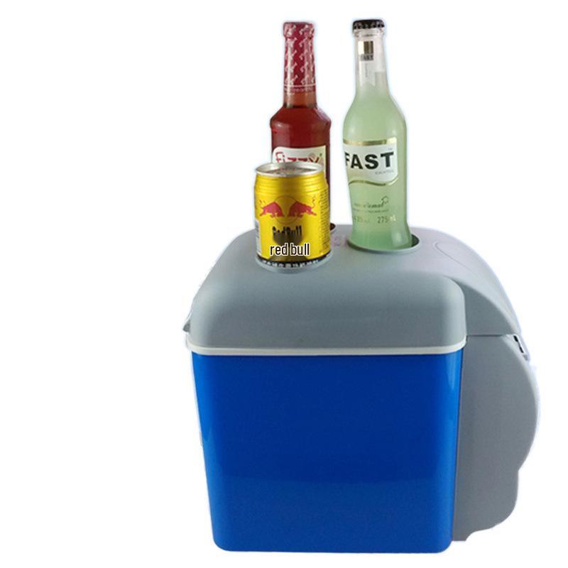 Upgraded Large-Capacity Mini Car Refrigerator for Home and Auto Use, Ideal for Small Cars - Cooling and Refrigeration Only