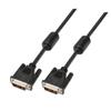 Aisens DVI Single Link 18+1 Cable with Ferrite - DVI-D Male To DVI-D Male - 1.8m - (1920x1200) - Color Black-A117-0086