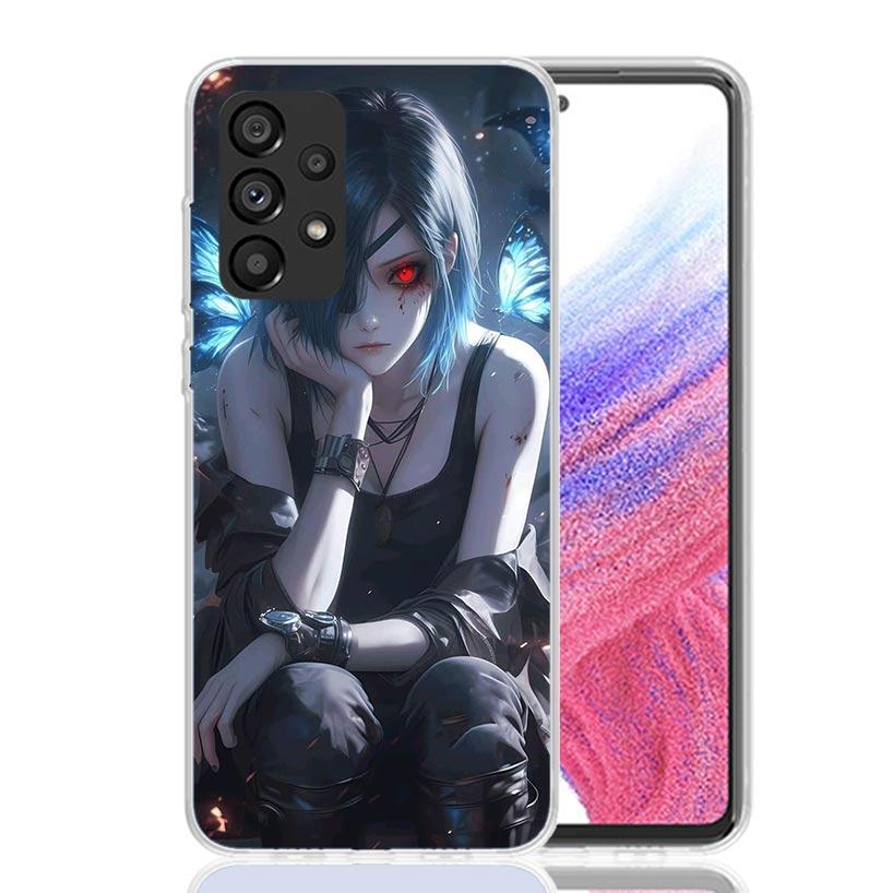 G-Ghoul Tokyo Touka Kirishima Phone Case for Samsung Galaxy A52 A51 A50S A12 A22 A32 A72 A10S A30S A31 A71 Note 20 Ultra 10 Plus