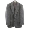 Made In Japan Herringbone Pattern Tailored Jacket 96A6 Gray Men's Used