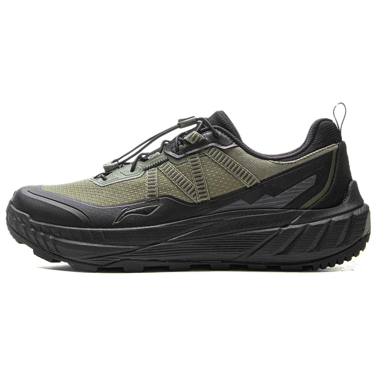 

New LiNing Wear resistant And Waterproof Low Top Casual Running Shoes Men s Green Black ARSV161-1 43