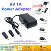 6V 1A Power Supply Adapter 1M Ac100-240V Replacement Omron Indoplas Blood Pressure Monitor Charger