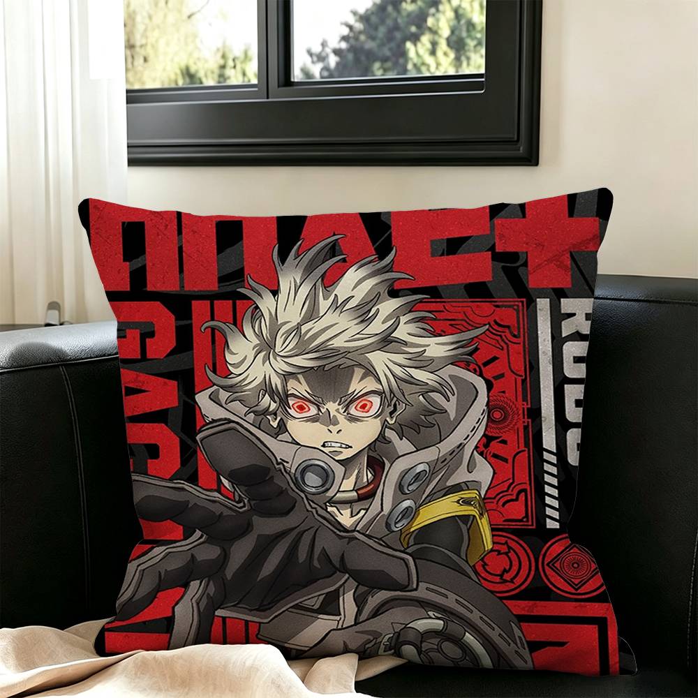 Gachiakuta Anime Pillow Case Square Double-Sided Sofa Cushion Cover Bedroom Bedside Pillow
