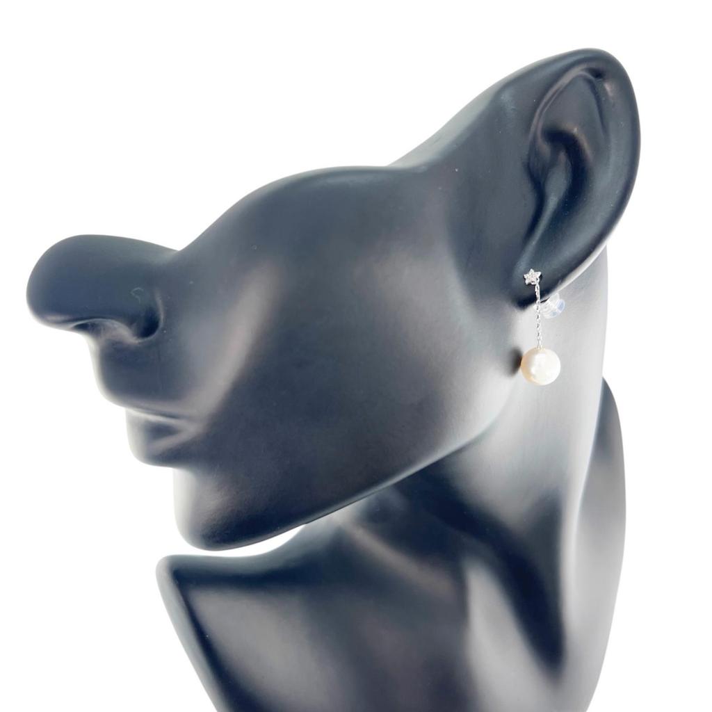 Pierce Silver Women Pearl used