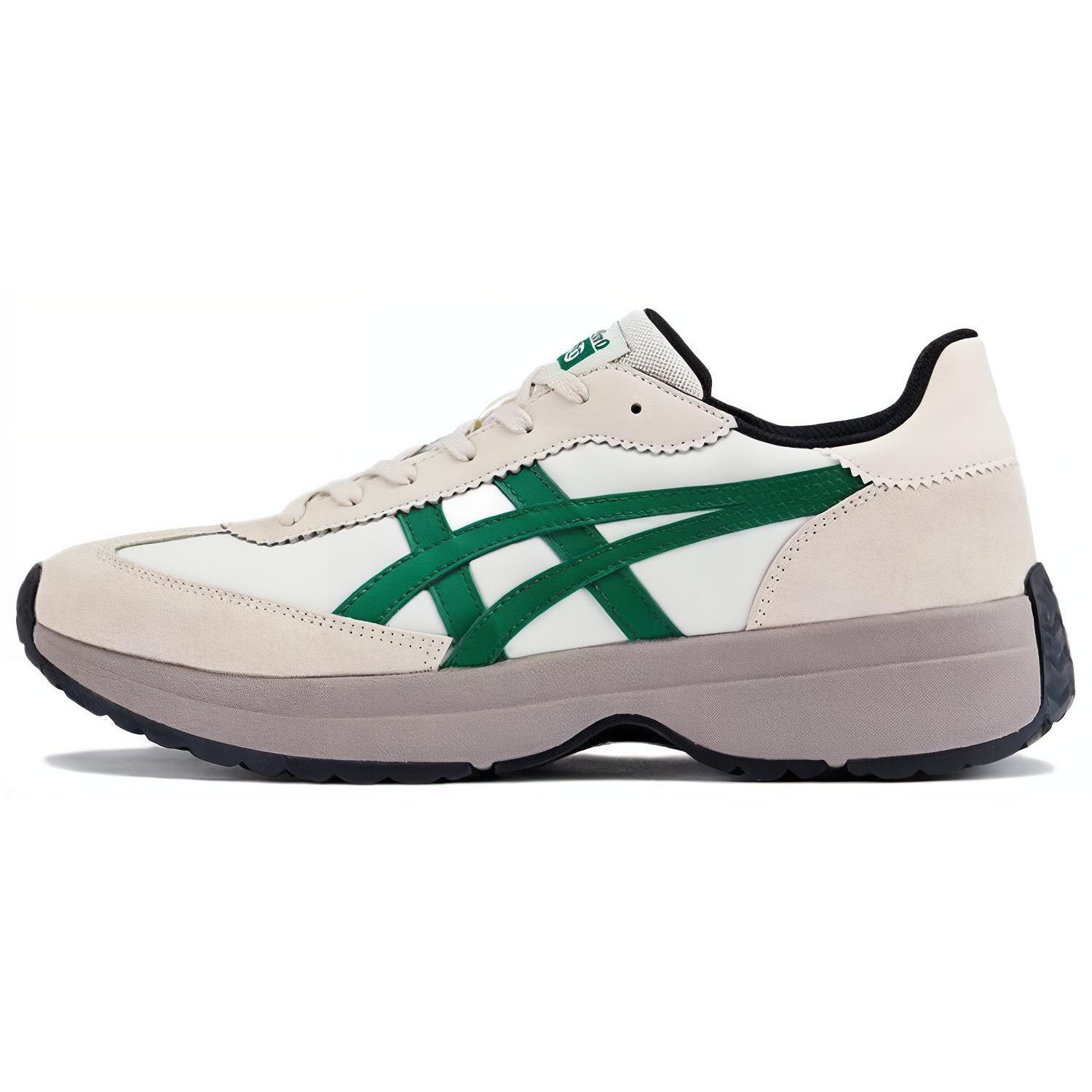 

ONITSUKA TIGER Traidio Нескользящие Дышащие Низкие Повседневные Кроссовки Унисекс Бежево-Зеленый 1183B966-750 42.5