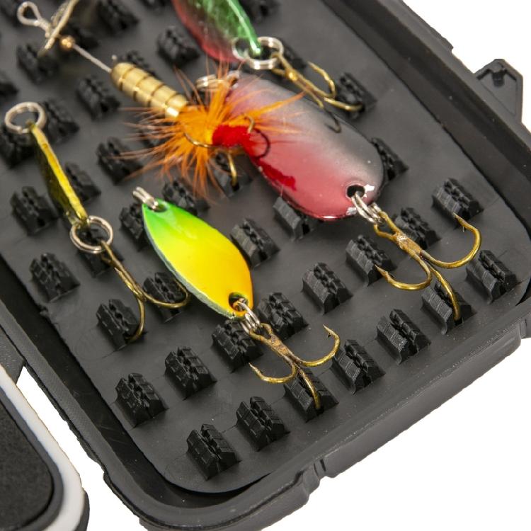 Fishing Flies Storage Container Box Four Layers Waterproof Ice Fishing Jigs Box