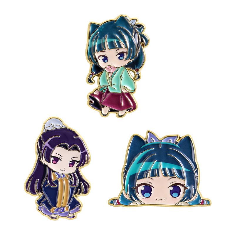 Maomao Enamel Pins Light Novel Brooches Badges Cute Japanese Anime Cartoon Character Jewelry Beautiful Gift for Fans Friends