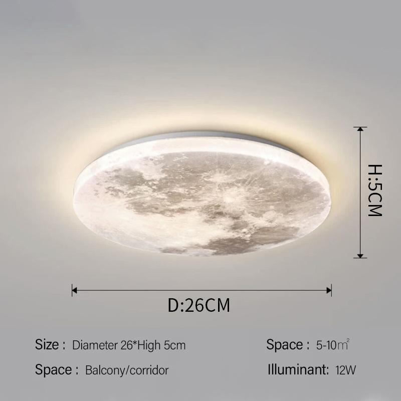 

Потолочный светильник Nordic Moon с регулируемой яркостью, светодиодный, подходит для гостиной, спальни, ресторана, потолочный светильник для домашнего интерьера, декоративное освещение Warm White