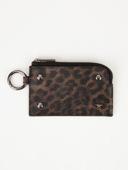 

sloppipie Zippy leather wallet [leopard] leopard