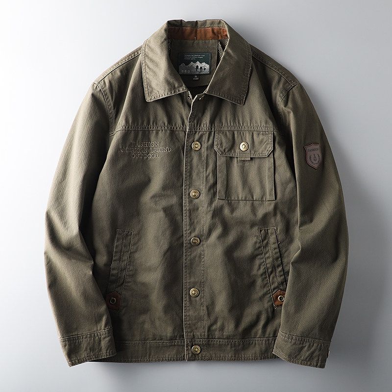 Spring and Autumn Foreign Trade End Order Cut Label Export plus Size Workwear