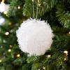 Fluff Texture Xmas Bauble Foam Tree Hanging Decor Creative Christmas Ornament  Home Xmas Decor