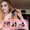 Cordless Hair Straightener Brush with 3 Temperature Settings Portable Mini Hair Comb LED Display USB Rechargeable Fast Heating Electric Hot Brush