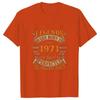 52th Vintage Legends Born In 1971 52 Years Old T Shirts Graphic Harajuku Streetwear Short Sleeve Birthday Gifts Summer T-shirt