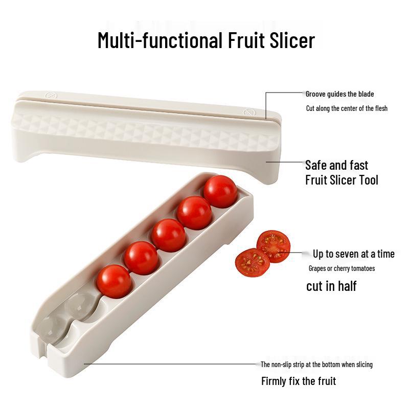 Tomato & Cherry Slicer: Vegetable Holder and Salad Divider