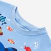 Children's Clothing Summer T-shirts Children's Cartoon Printed T-shirts Knitted Cotton Round Neck Boys' Tops