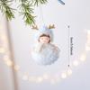 Cloth Christmas Angel Doll Hanging Pendants Xmas Tree Pendant Plush Toy Pendant  Home Decor