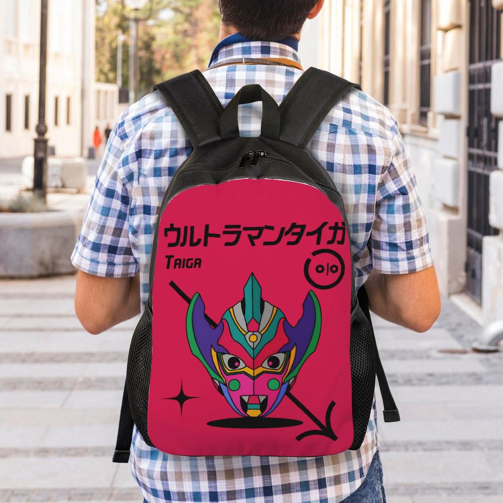 Ultramans Backpacks for Women Men Waterproof School College Taiga Bag Printing Bookbag