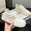 Spring and Autumn New Sports Leisure Ins Leather Soft Sole Single Shoes Student Board Shoes