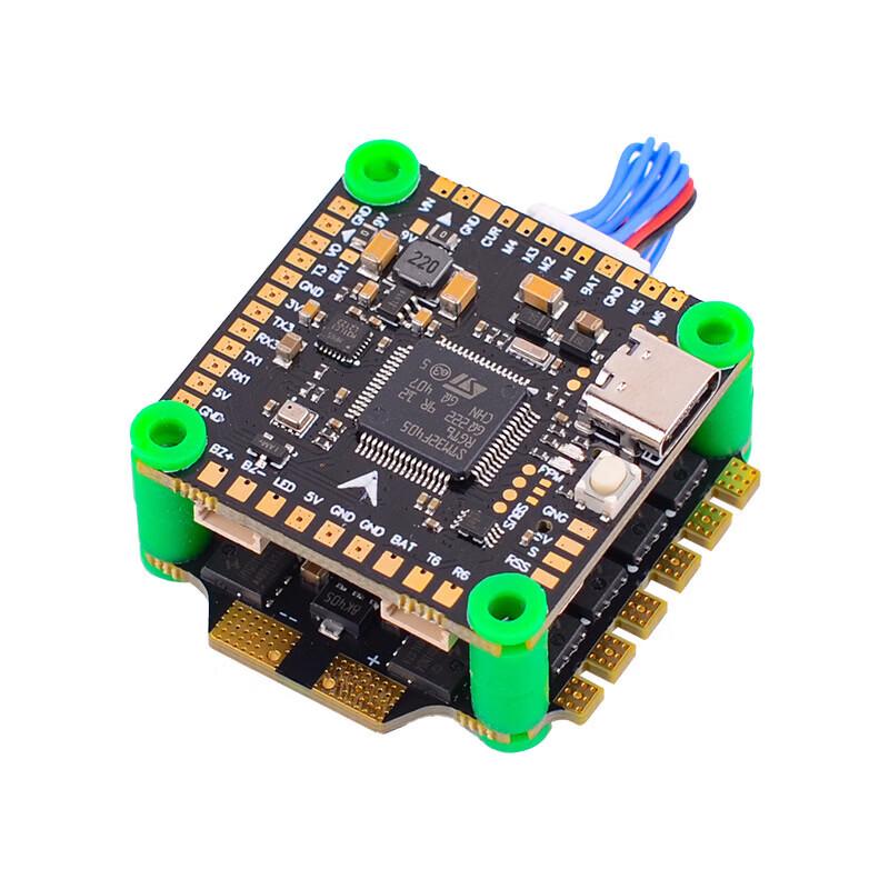 GWRC Qishao F405 V3 FPV Flight Controller & 50A 4-in-1 ESC Stack