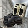 Fashion 2025 New Women's Platform Slippers Thick Sole Summer Fashion Slides Beach Sandals Anti Slip Indoor Outdoor Lightweight Shoes