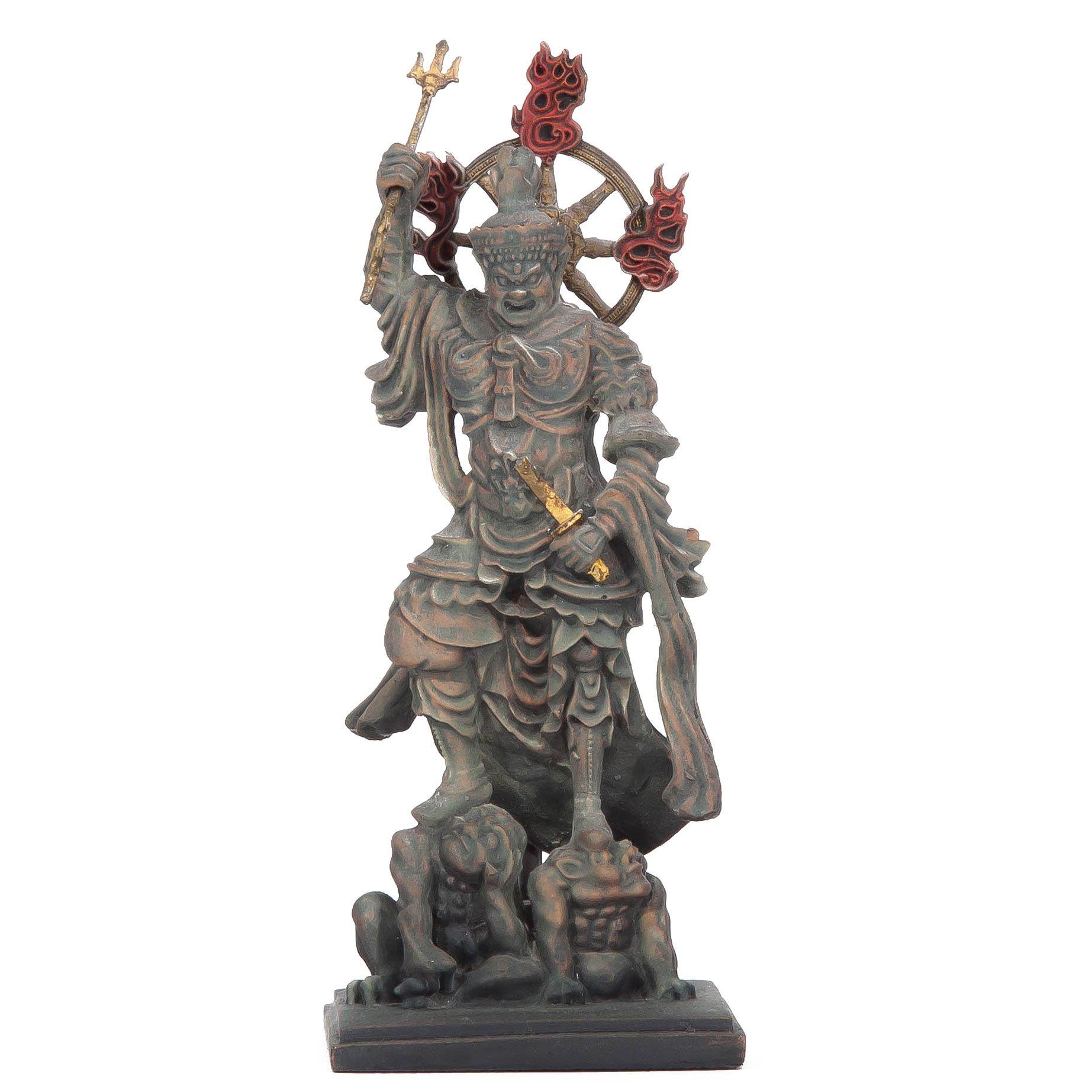 

[Officially Supervised by Toji Temple] Jikokuten Miniature Buddha Statue [Kukai 3D Mandala 21 Figures Commemorating the 1200th Anniversary of the