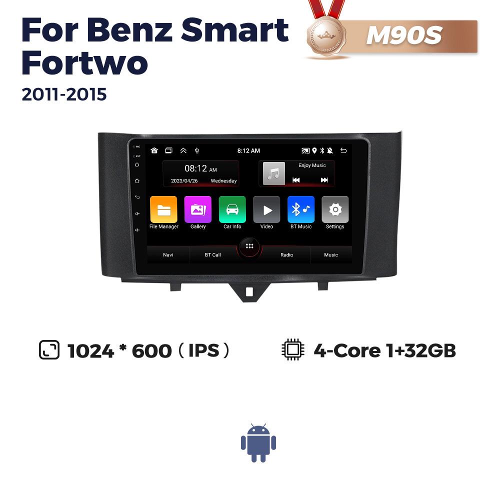 

NaviFly Wireless Carplay Android System Автомобильный Радио Мультимедийный Плеер Для Mercedes Benz Smart Fortwo 451 2011 2012 2013 2014 2015