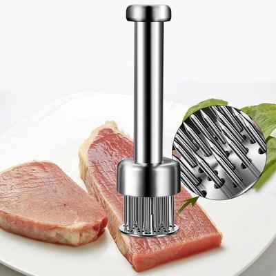 Nerezová ocel 304 Jehla na rozvolnění masa Maso Změkčovač Domácí Rychlé Vpichování Hovězí Artefakt Kladivo na Rozvolnění Masa Steak Kuchyňské Nářadí