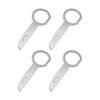 Metal Radio Release Tools 4 Keys for Ford and For Mercedes Compatible with Various Vehicle Types for Quick Radio Removal