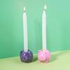 Gypsum Candlestick Silicone Mold Lovely Pig Candle Base Mould Animal Shape Candle Holder Mold Home Decoration Mould