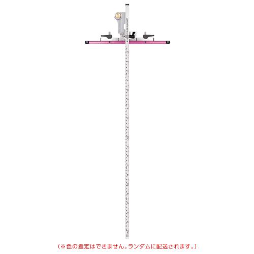Shinwa Sokutei Circular Saw Guide Ruler, Foldable T-Slide Slim Shift, 60cm, Peach and Gold, Limited Edition, 1 Piece (Color Cannot Be Specified) 79042