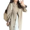 2025 Damen Midilanger Khaki Trenchcoat - Frühher Herbst/Frühling, Petite Koreanischer Britischer Stil