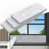 Portable AC Window Vent Kit AC Window Side Panels Insulation Vent Kit Home Basement Garage Bedroom Living Room